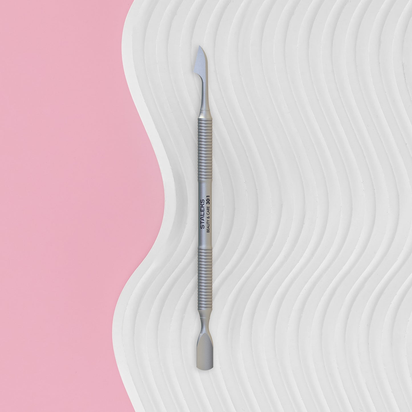 Manicure pusher BEAUTY & CARE 30 TYPE 1 (rounded narrow pusher and cleaner) - STALEKS