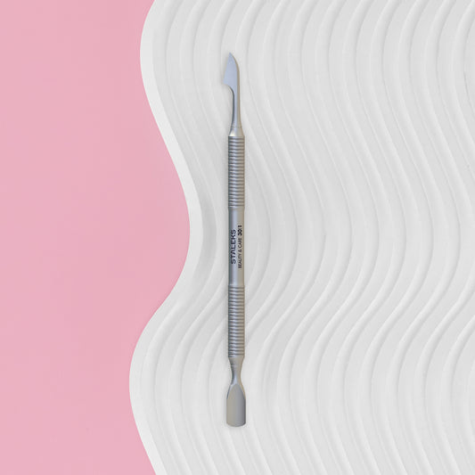 Manicure pusher BEAUTY & CARE 30 TYPE 1 (rounded narrow pusher and cleaner) - STALEKS