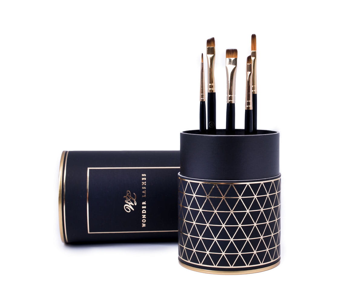 5 Piece Brush Set With Tube