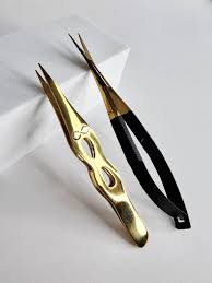 Nůžky na obočí Infinity Hybrid Gold Spring Scissors