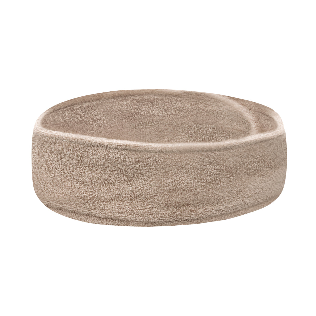 Beige terry headband