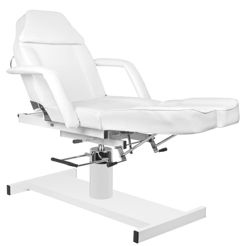 Hydraulické kosmetické křeslo. Pedi bílá 210C