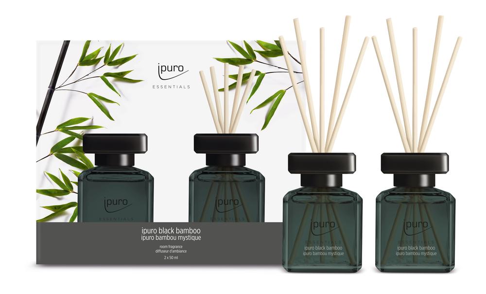 Sada difuzérů ESSENTIALS černý bambus (2x50 ml)