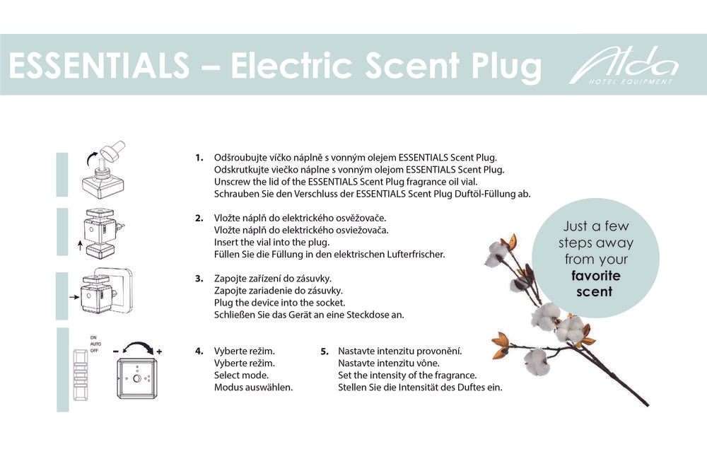 Scent plug refill ESSENTIALS cotton fields (20 ml)