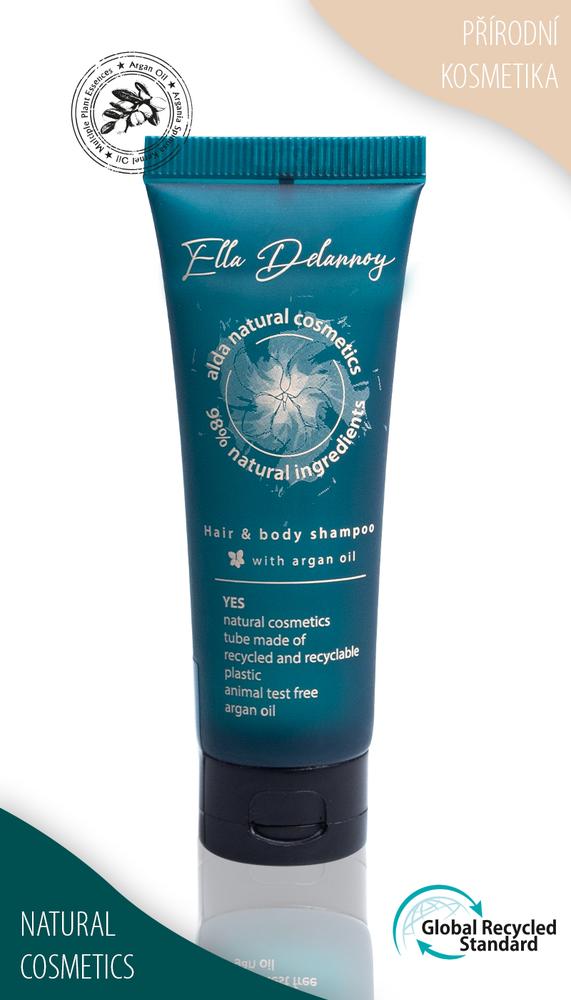 Hair & body shampoo in tube, 30 ml, Ella Delannoy