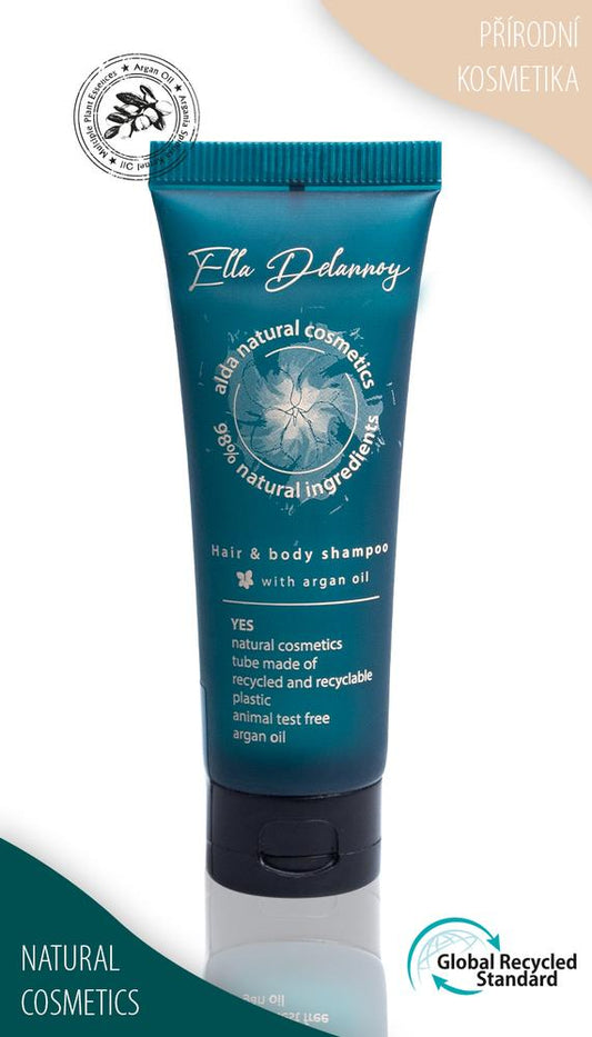 Hair & body shampoo in tube, 30 ml, Ella Delannoy