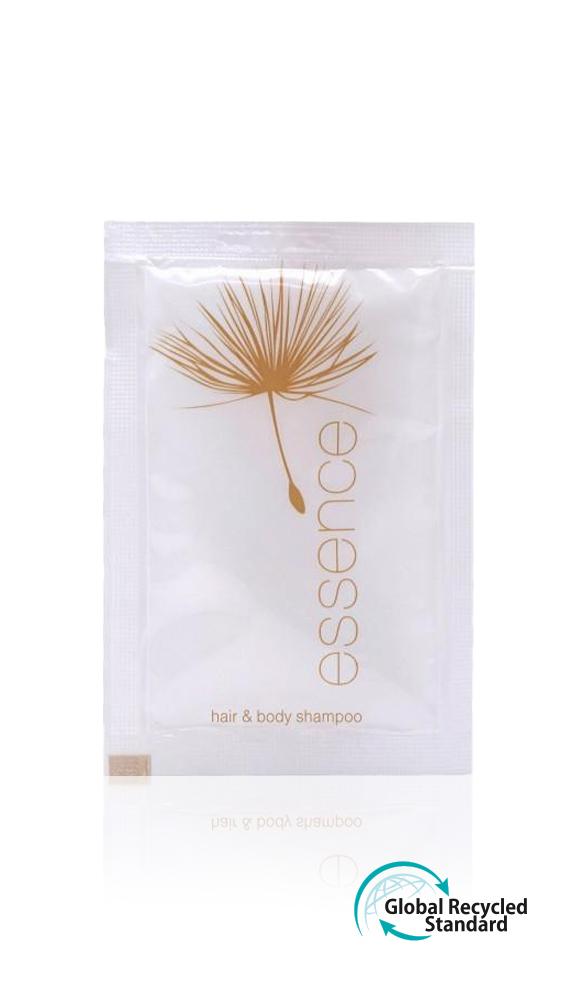 Hair & body shampoo in sachet, 10 ml, Essence
