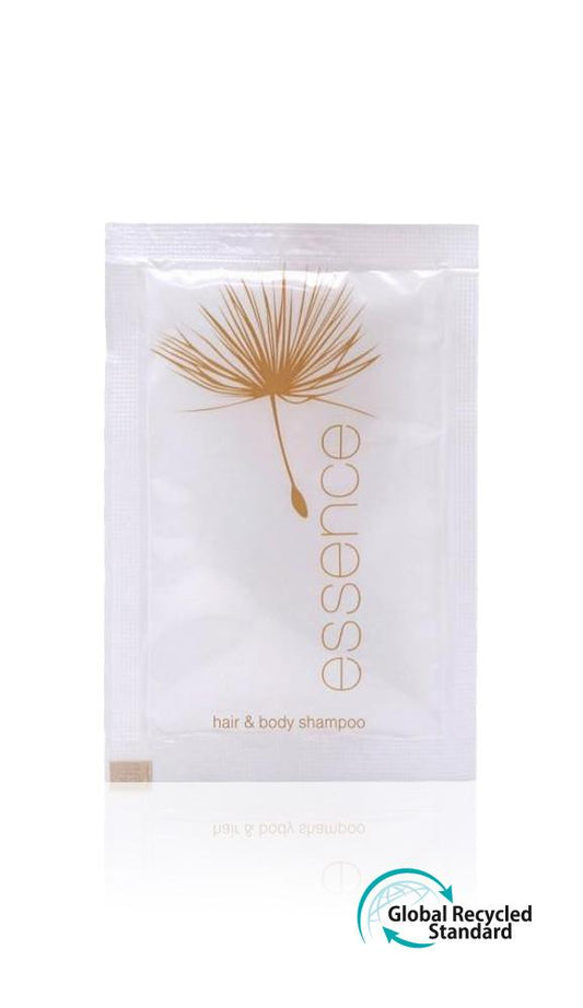Hair & body shampoo in sachet, 10 ml, Essence