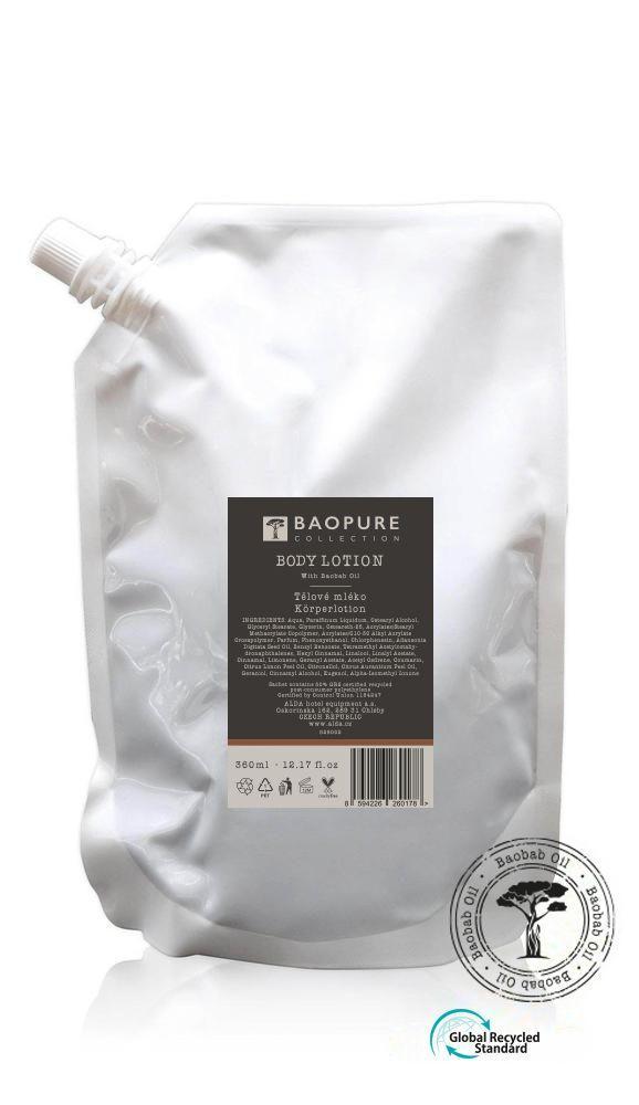 Body lotion, refill sachet 360 ml, BAOPURE collection
