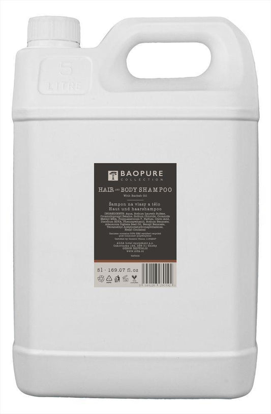 Hair & body shampoo, PS 5l canister, BAOPURE collection