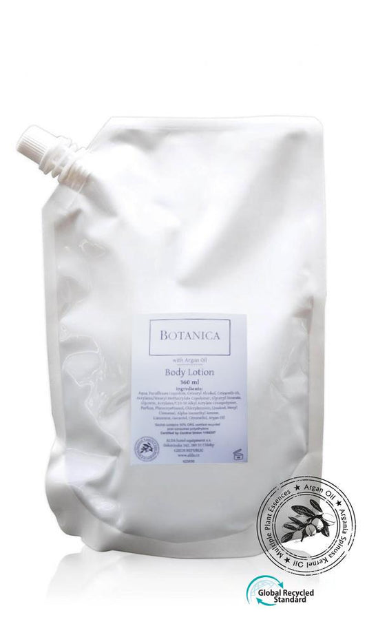 Body lotion, PS refill sachet, 360 ml, Botanica