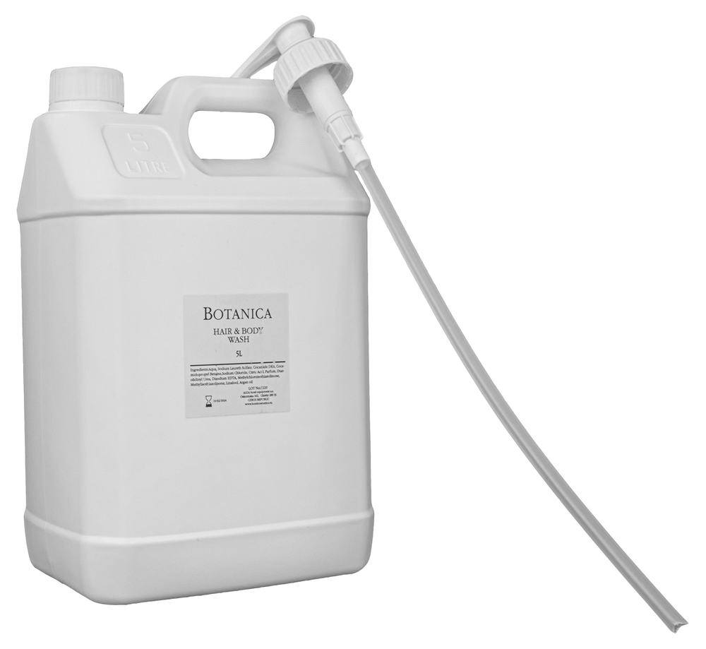 Hair & body shampoo, refill for PS, 5l canister, Botanica