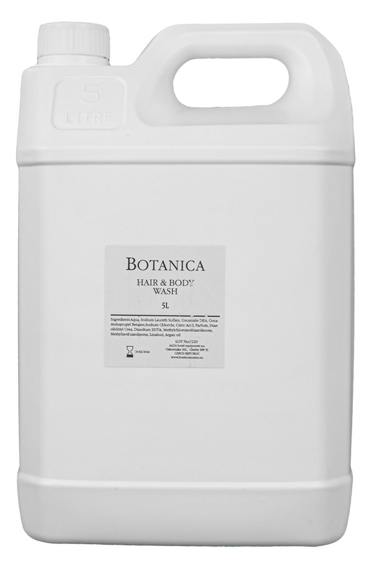 Hair & body shampoo, refill for PS, 5l canister, Botanica
