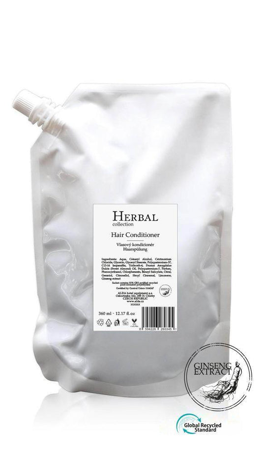 Hair conditioner, refill sachet 360 ml, HERBAL collection