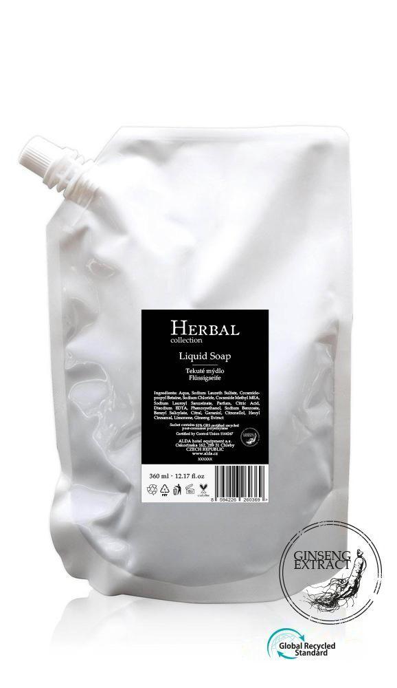 Liquid soap, refill sachet 360 ml, HERBAL collection