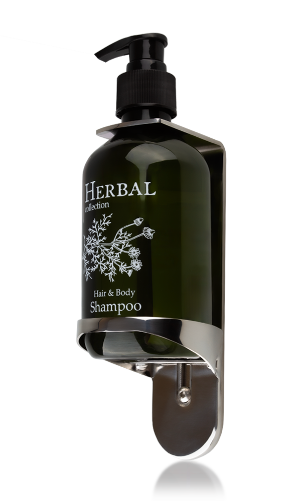 Držák pro dávkovač s pumpičkou 300 ml, stříbrný