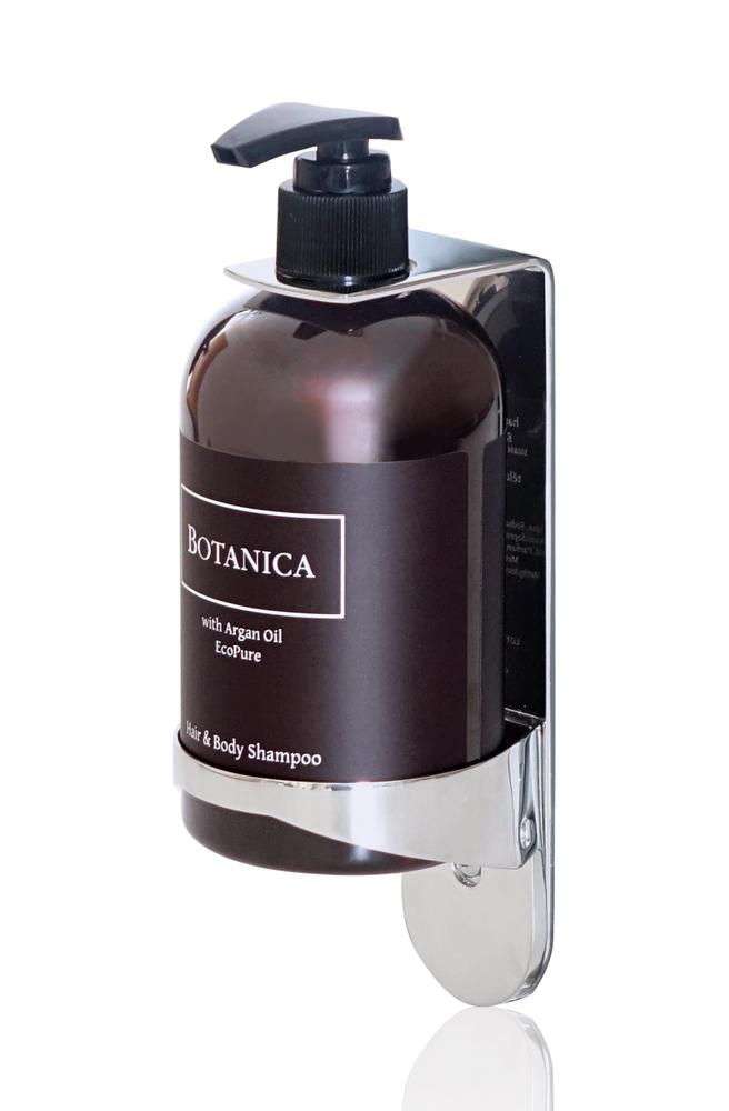 Držák na pumpičkový dávkovač Botanica, stříbrný