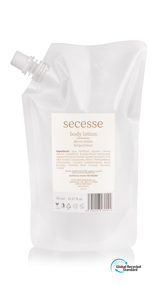 Body lotion, refill bag 360 ml, Secesse