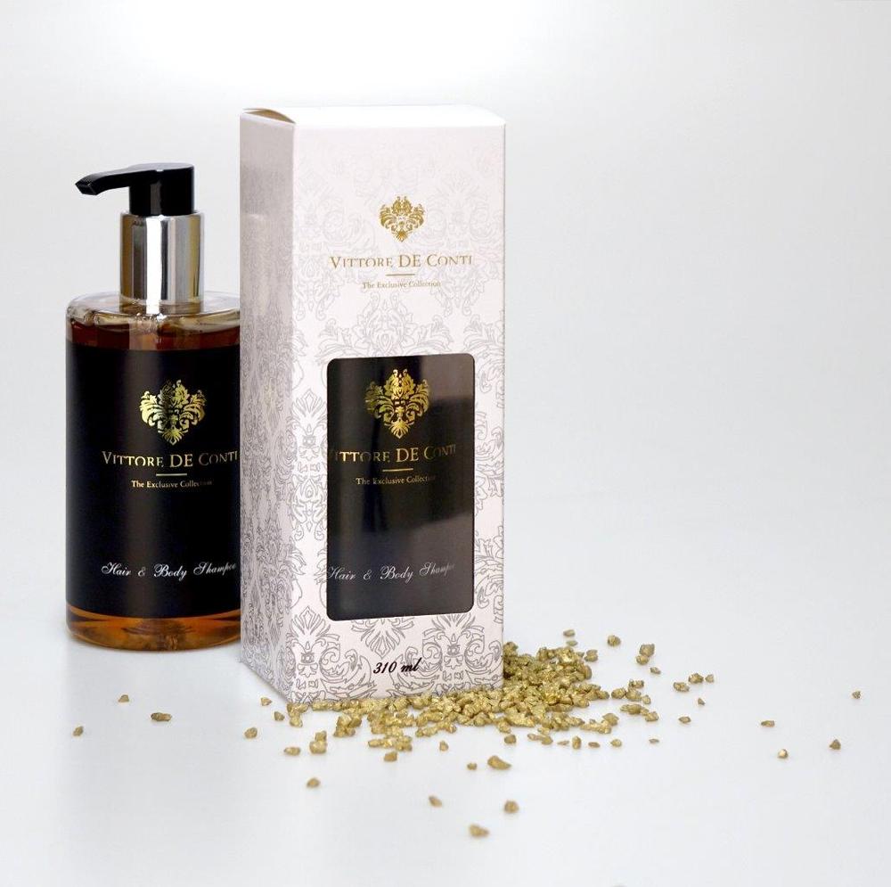 Hair and body shampoo, gift box, Vittore De Conti