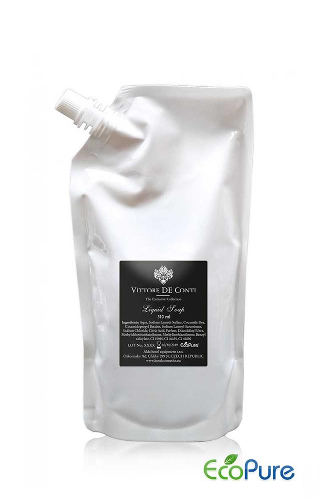 Liquid soap, PS refill sachet 310 ml, Vittore De Conti