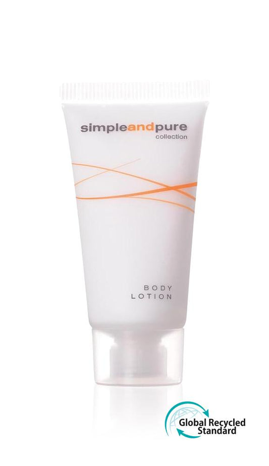 Body lotion in tube, 20 ml, Simple and Pure