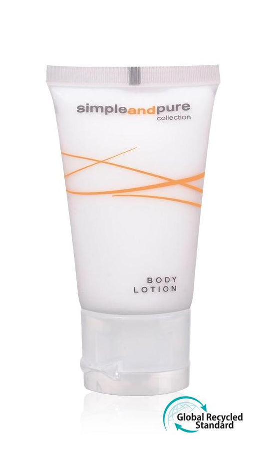 Body lotion in tube, 30 ml, Simple and Pure