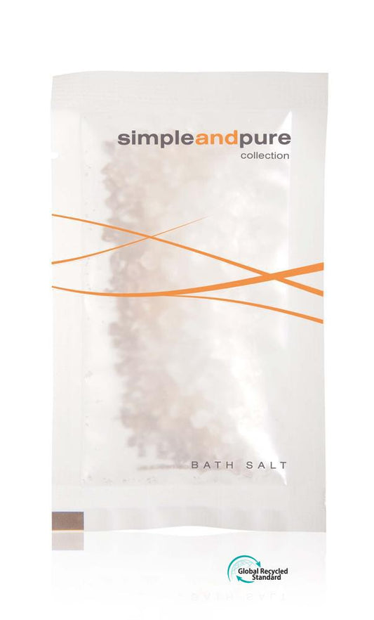 Bath salt in sachet, 10 g, Simple and Pure