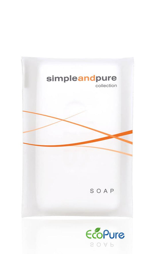 Soap in sachet, 15 g, Simple and Pure