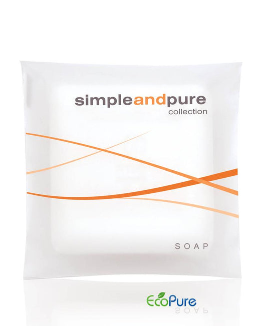 Soap in sachet, 30 g, Simple and Pure