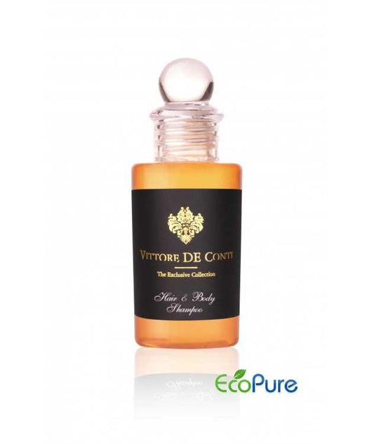 Hair & body shampoo in bottle, 35 ml, Vittore De Conti