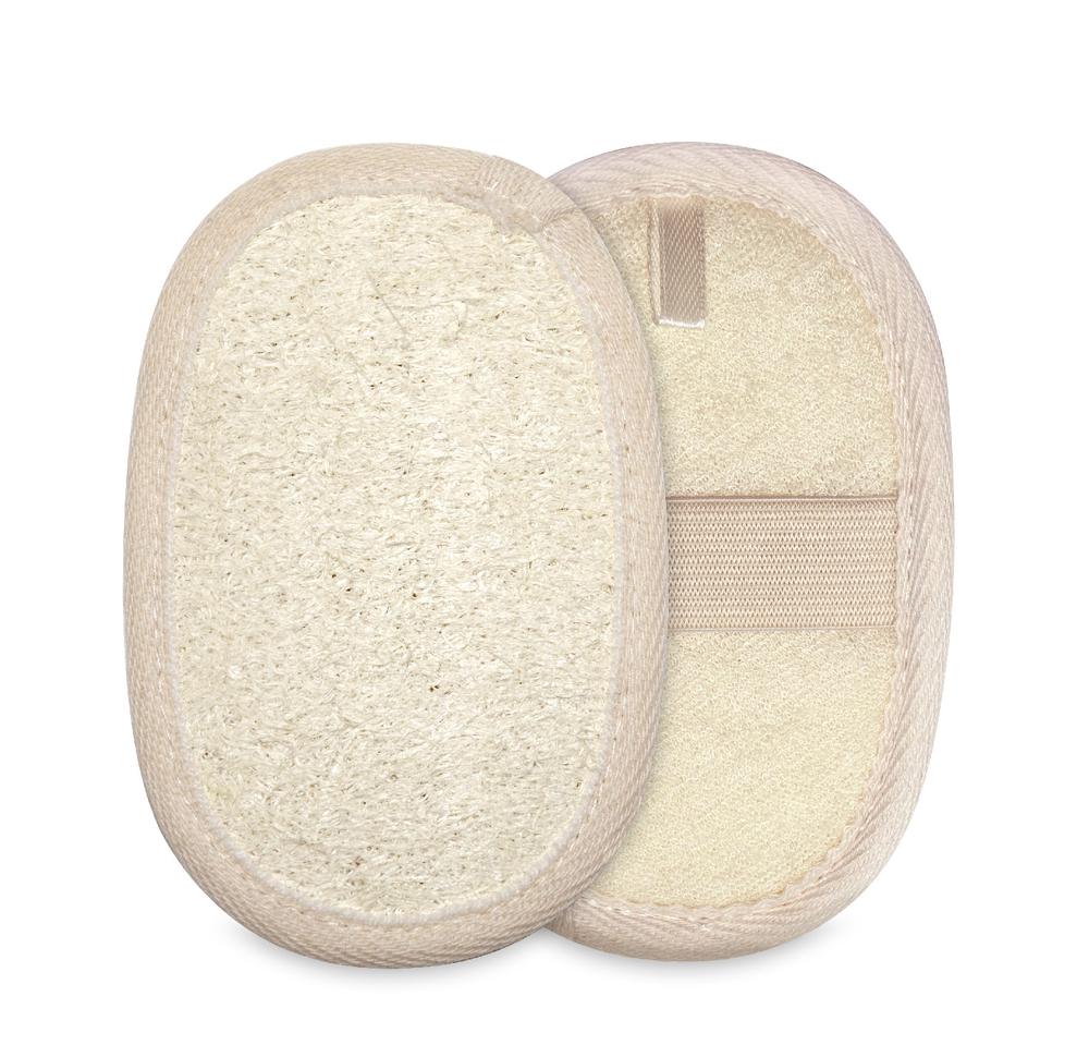 Lufa houbička v papírové krabičce, bílé doplňky