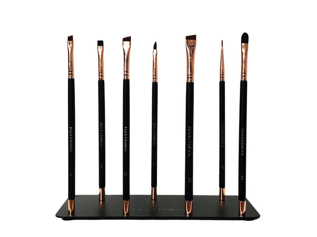 Maxym's set of 7 magnetic brushes + stand + cosmetic bag