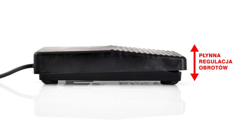 Foot drive for Exo milling machine with absorber - smooth adjustment