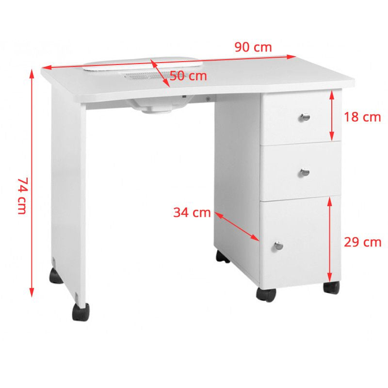 Dřevěný psací stůl s absorbérem 011B