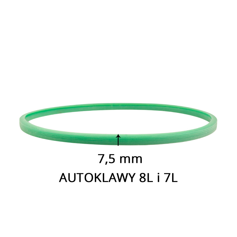 Silikonové těsnění Woson pro autoklávy 7 l a 8 l, zelené, 7,5 mm