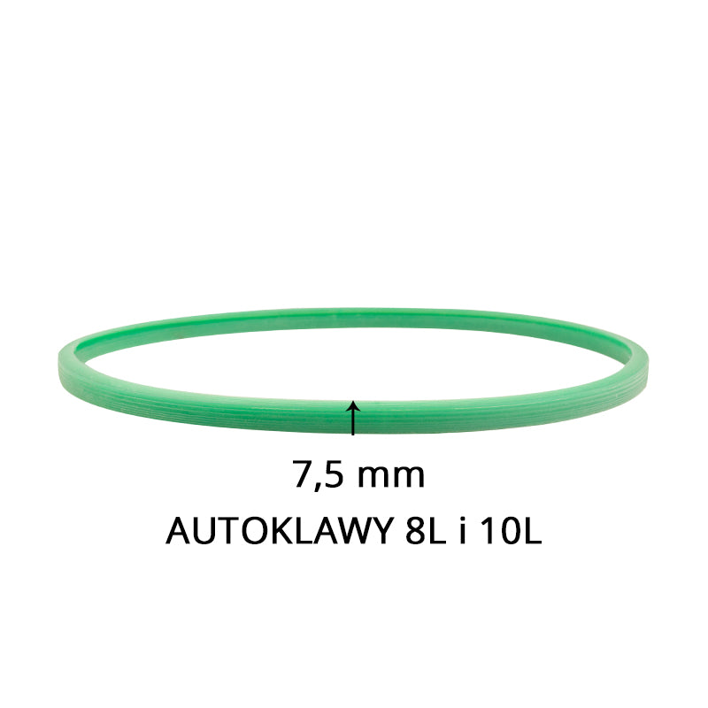 Silikonové těsnění Woson pro autoklávy 10 l a 12 l, zelené 7,5 mm