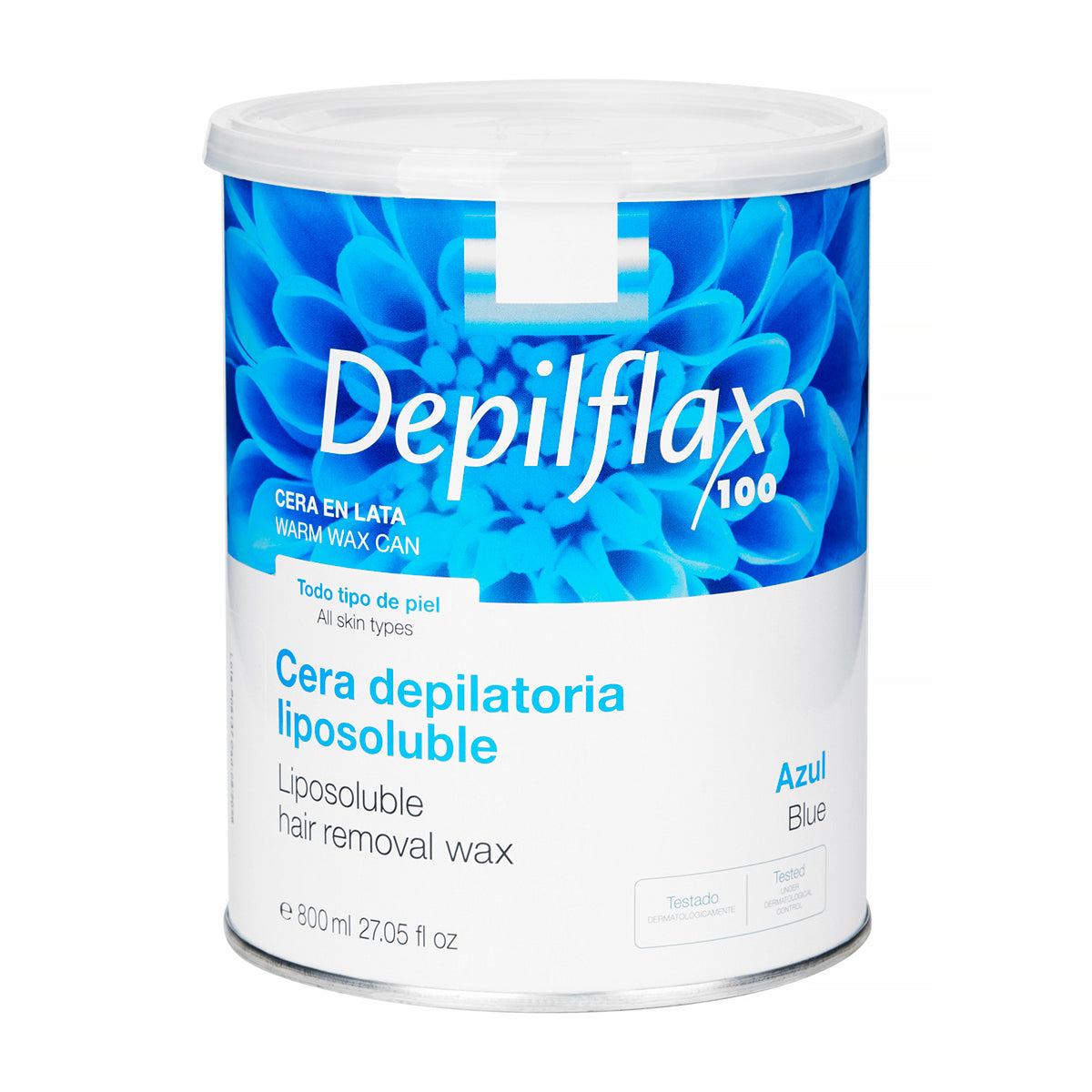 DEPILFLAX DEPILAČNÍ VOSK NÁDOBKA 800ML AZULEN
