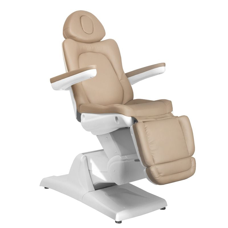 Elektrické kosmetické křeslo Azzurro 870 3 motory cappuccino