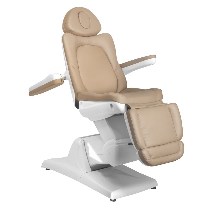 Elektrické kosmetické křeslo Azzurro 870 3 motory cappuccino