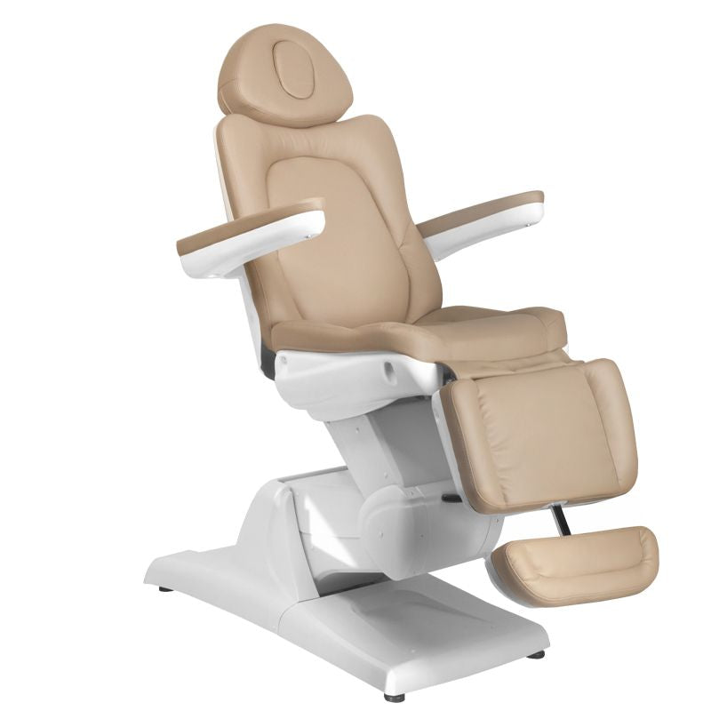 Elektrické kosmetické křeslo Azzurro 870 3 motory cappuccino