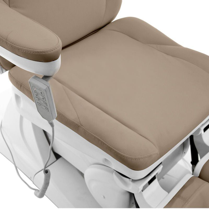 Elektrické kosmetické křeslo Azzurro 870S pedi 3 motory cappuccino