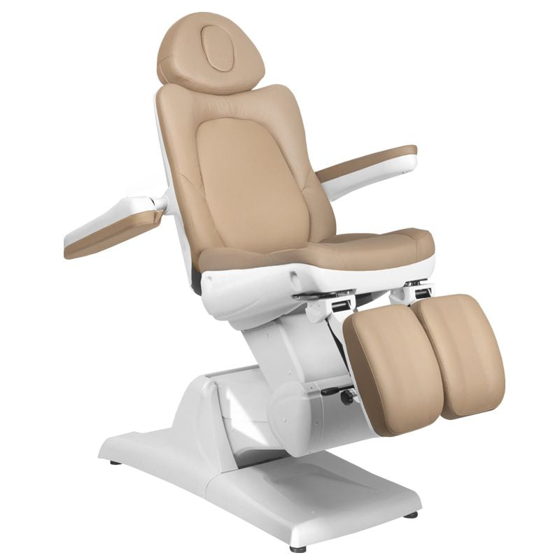 Elektrické kosmetické křeslo Azzurro 870S pedi 3 motory cappuccino