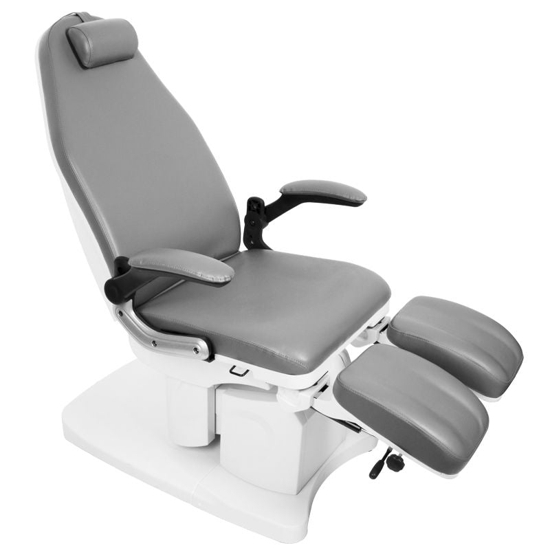 Elektrické podiatrické křeslo. Azzurro 709A 3 motory šedá