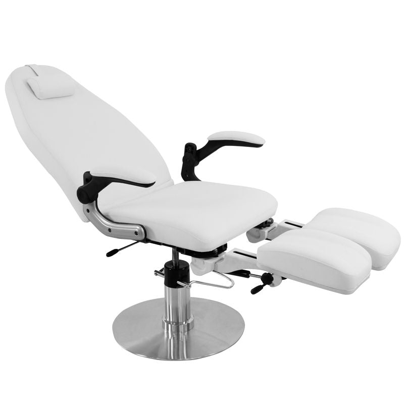 Hydraulické podiatrické křeslo Azzurro 713A, bílé