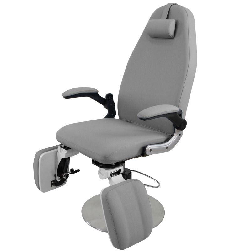 Hydraulické podiatrické křeslo Azzurro 713A, šedé