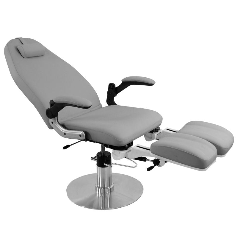 Hydraulické podiatrické křeslo Azzurro 713A, šedé