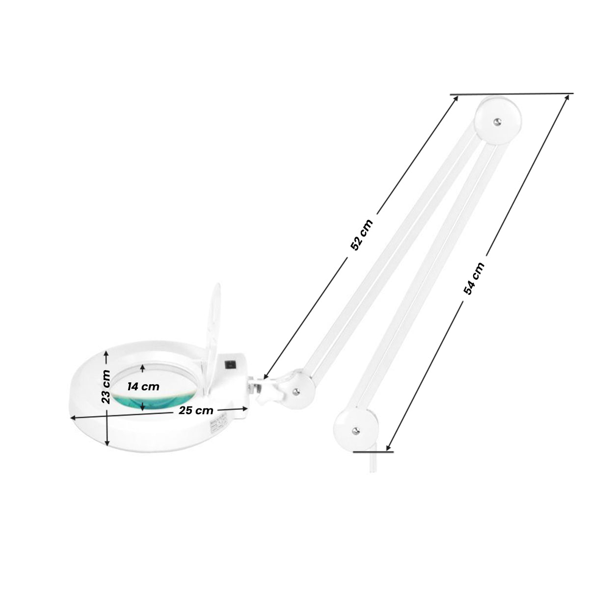S4 LED lupa + stativ