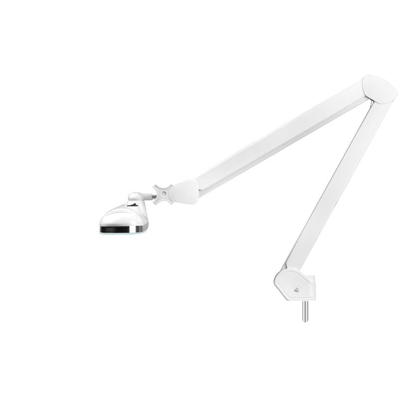 Elegantní 801tl LED dílenská lampa s nastavitelnou základnou. intenzita a barva bílého světla