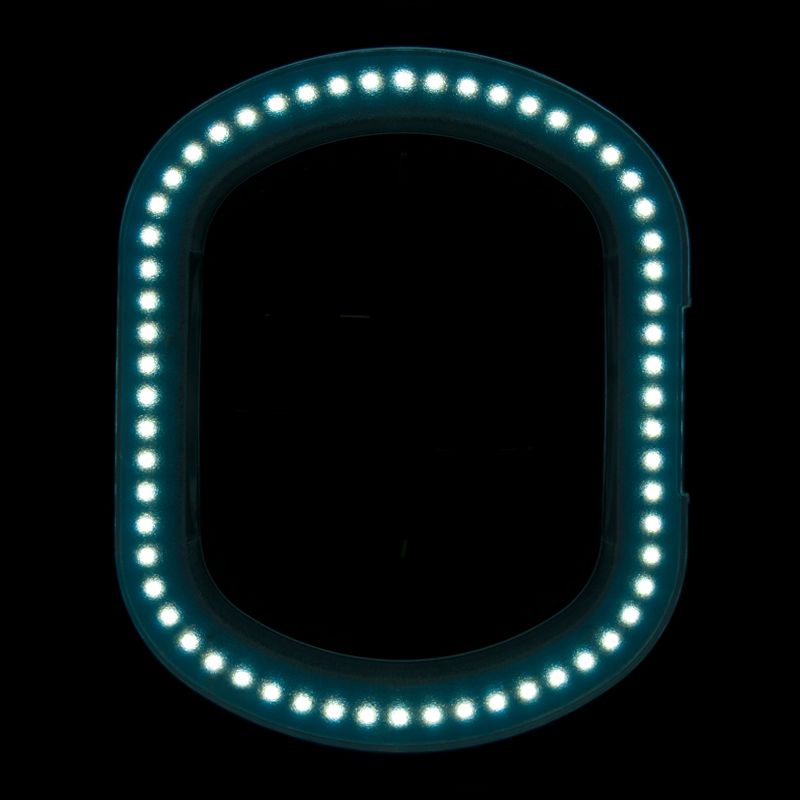 Elegante 6028 60 LED 5D lupa s nastavitelným stojanem. intenzita světla