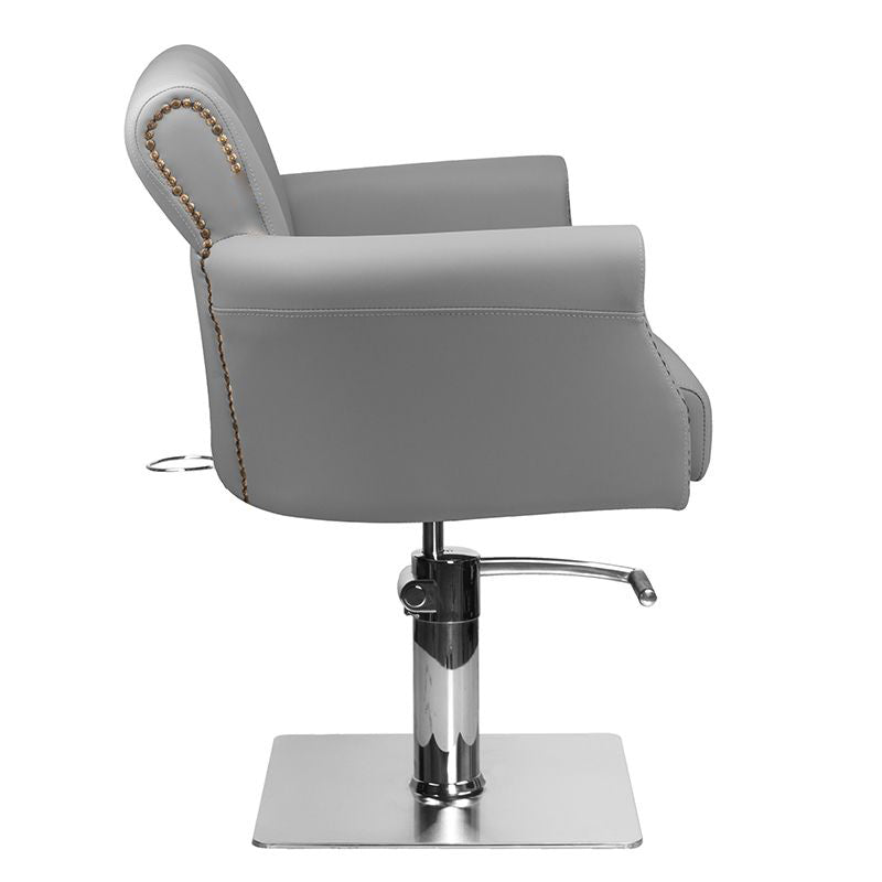 Kadeřnické křeslo Hair System BER 8541 šedé
